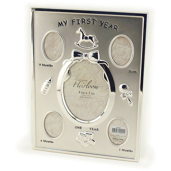 My First Year Metal Picture Frame - Picture 1 of 3